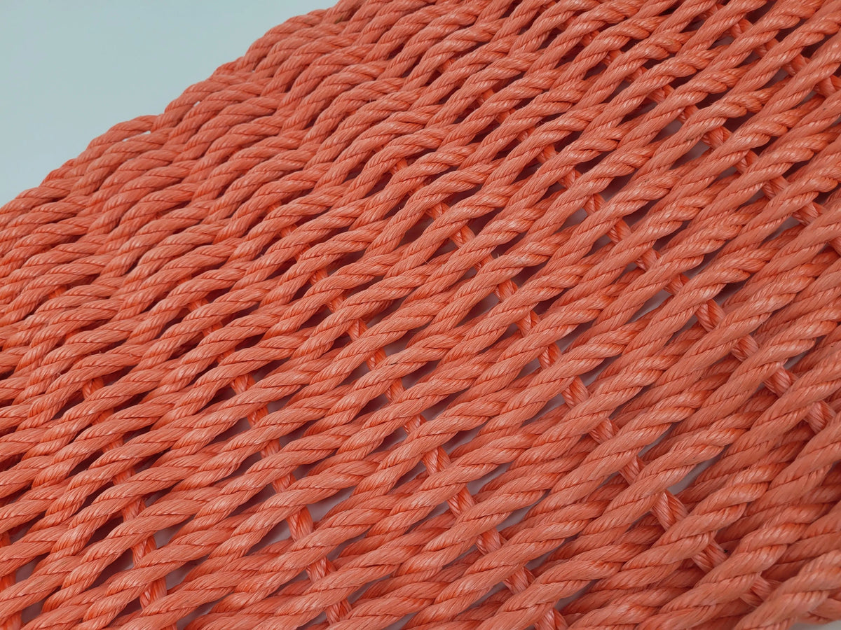 Solid Color Handwoven Lobster Rope Doormat