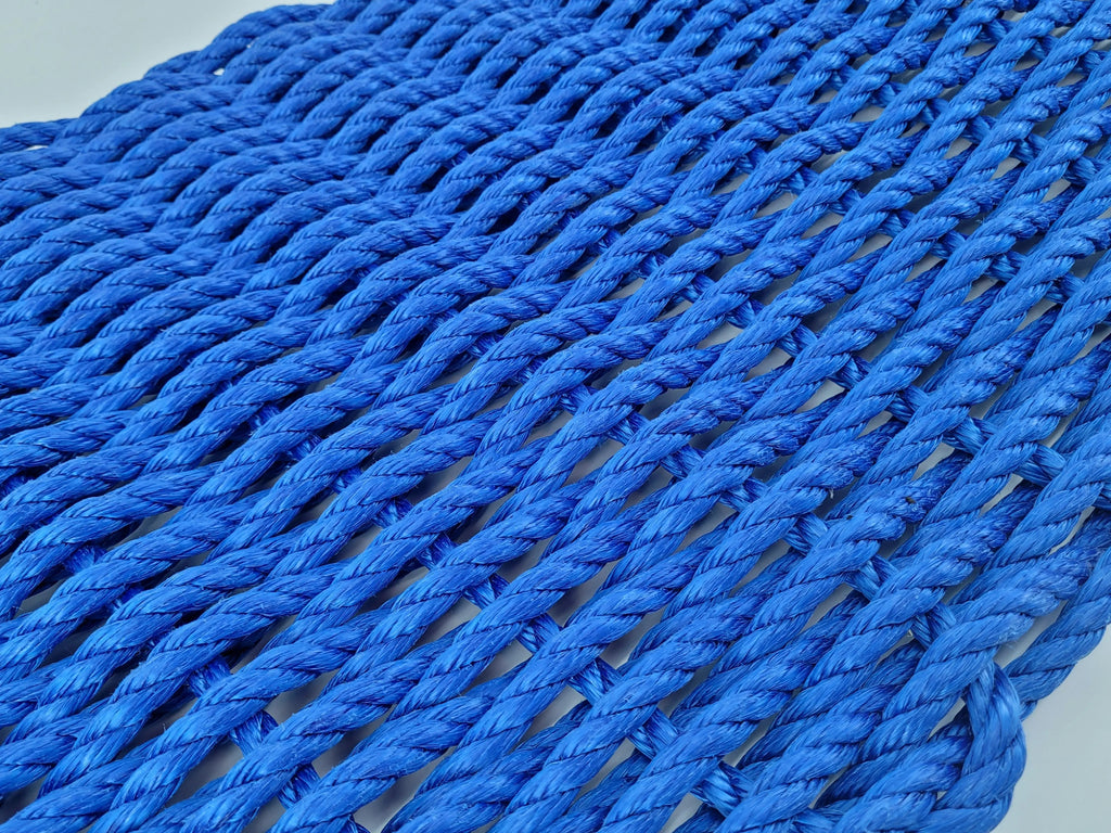 Solid Color Handwoven Lobster Rope Doormat