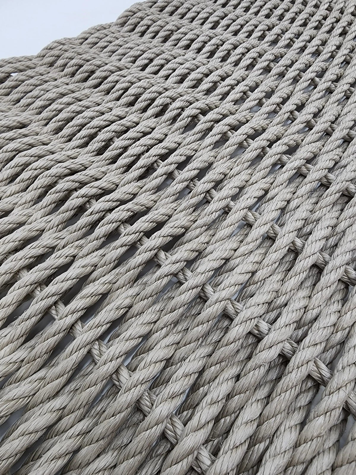 Solid Color Handwoven Lobster Rope Doormat