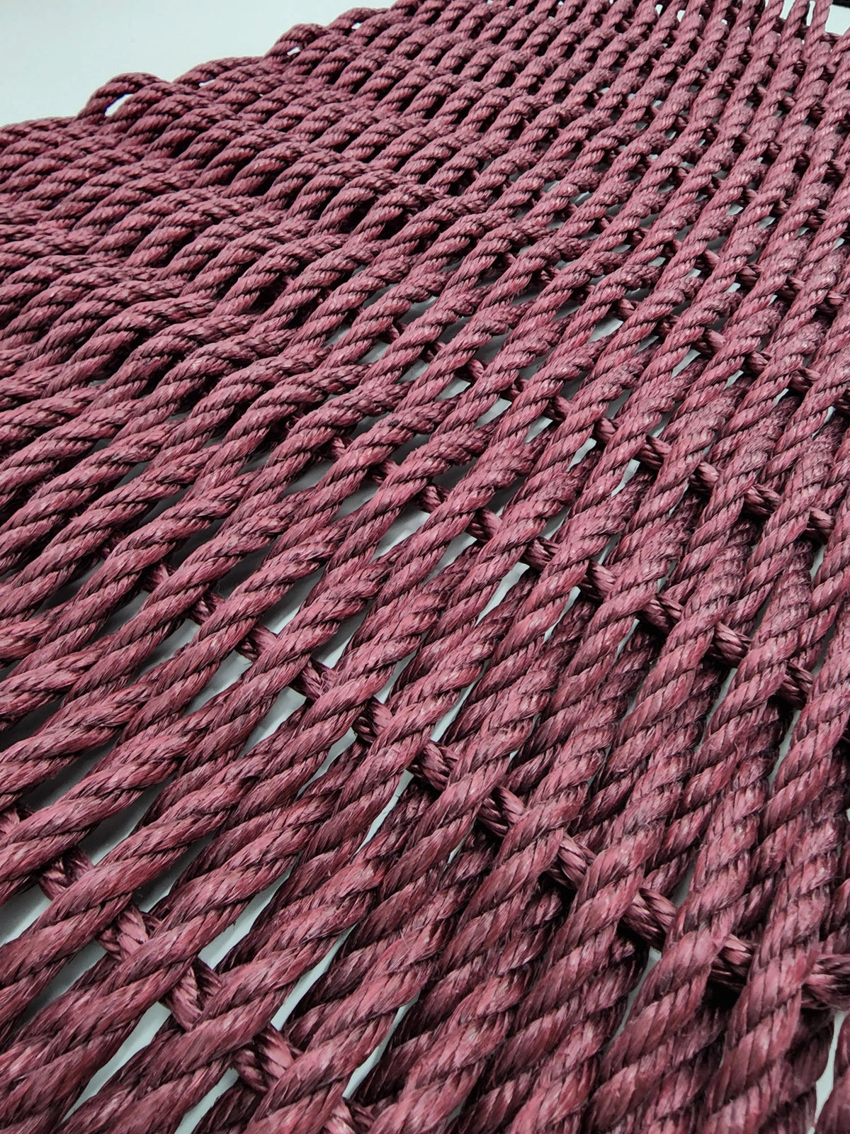 Solid Color Handwoven Lobster Rope Doormat