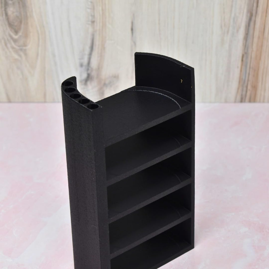 Lid Organizer Compatible With Stanley Cup Lids | 5 Lid Organizer for Cabinets or Kitchen Counter | Includes Straws Storage | Made in USA
