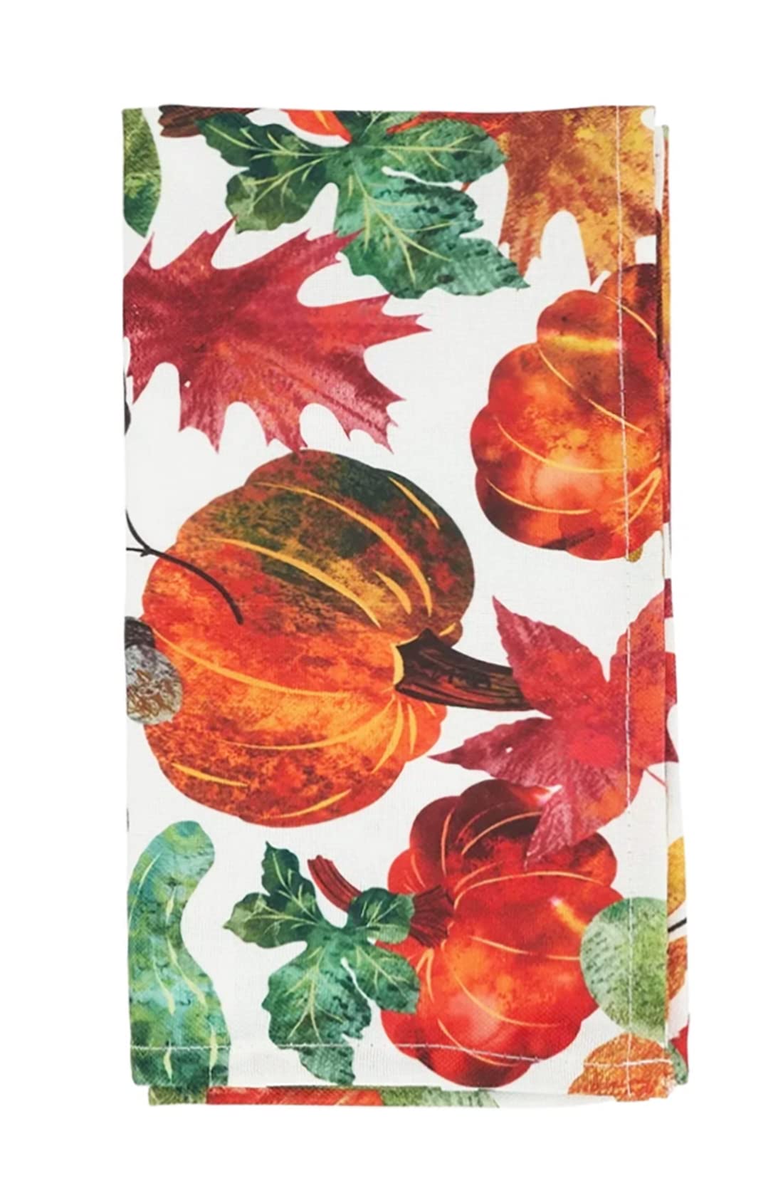 Fennco Styles Pumpkin Foliage Tablecloths & Napkins – Select Size
