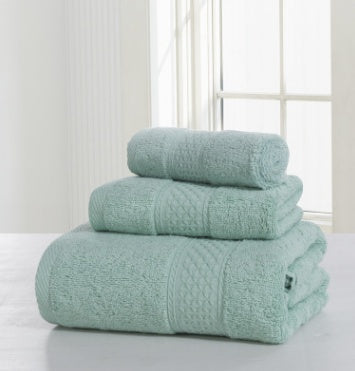 Cotton Soft Double-Sided Thick Bath Towel Set