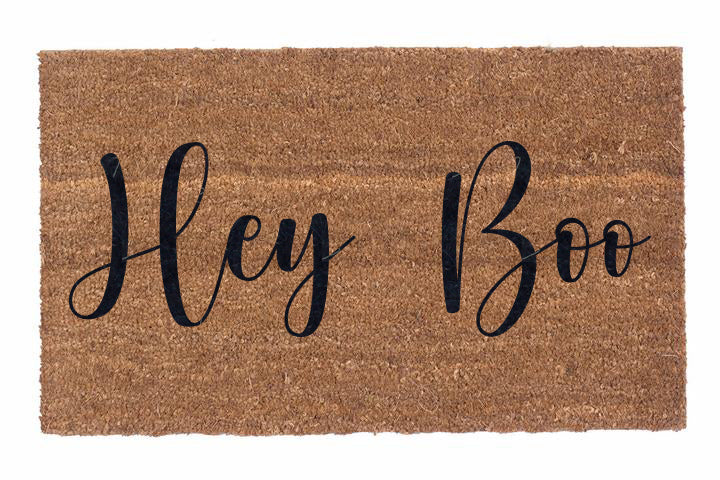 Hey Boo – Coir Doormat