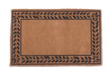 Leafy Vines Border – Natural Coir Doormat
