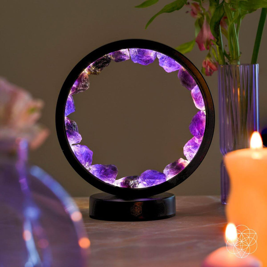 Amethyst Halo Decorative Lamp
