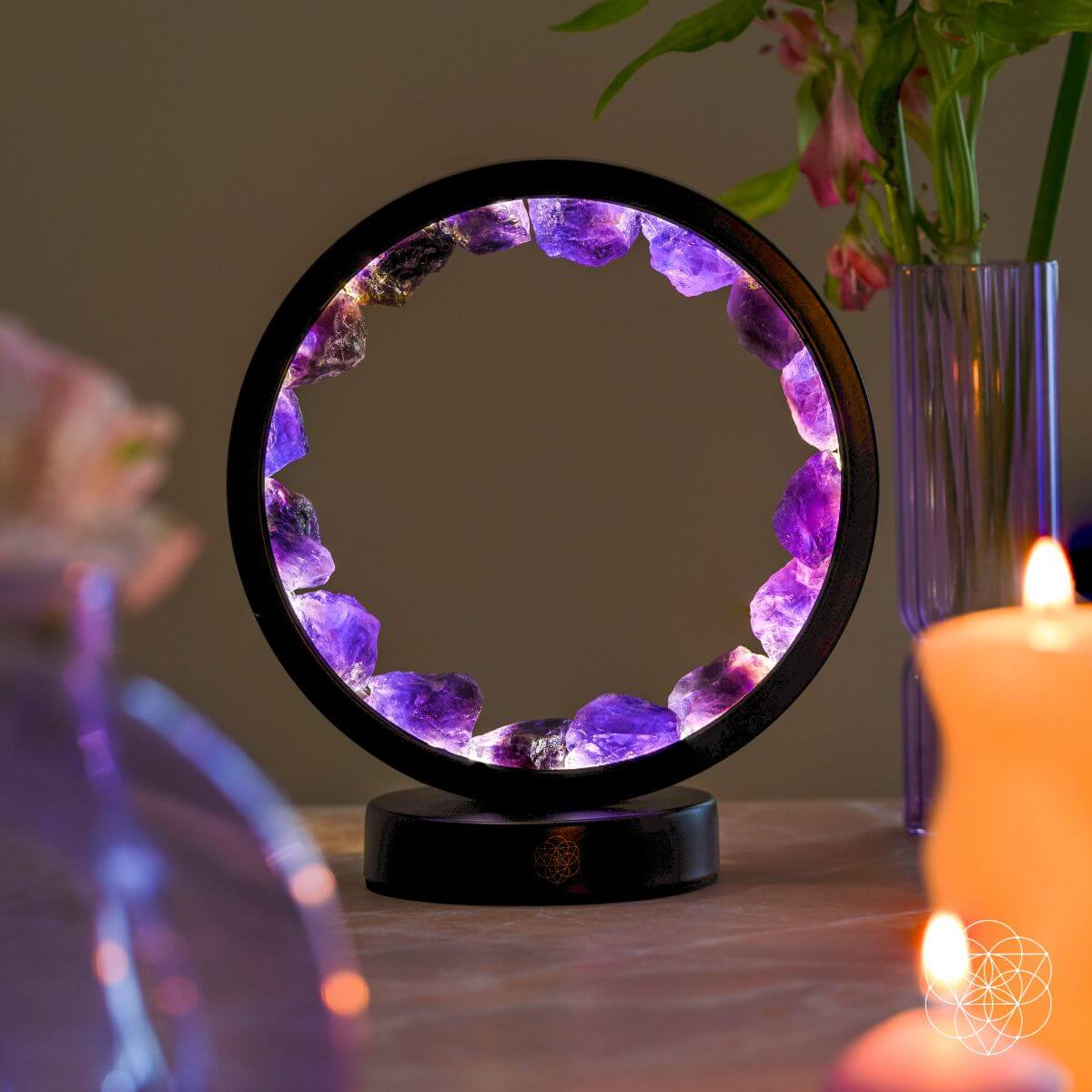 Amethyst Halo Decorative Lamp