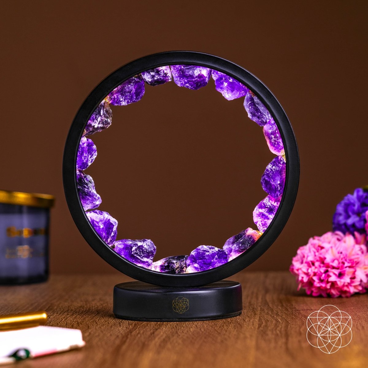 Amethyst Halo Decorative Lamp