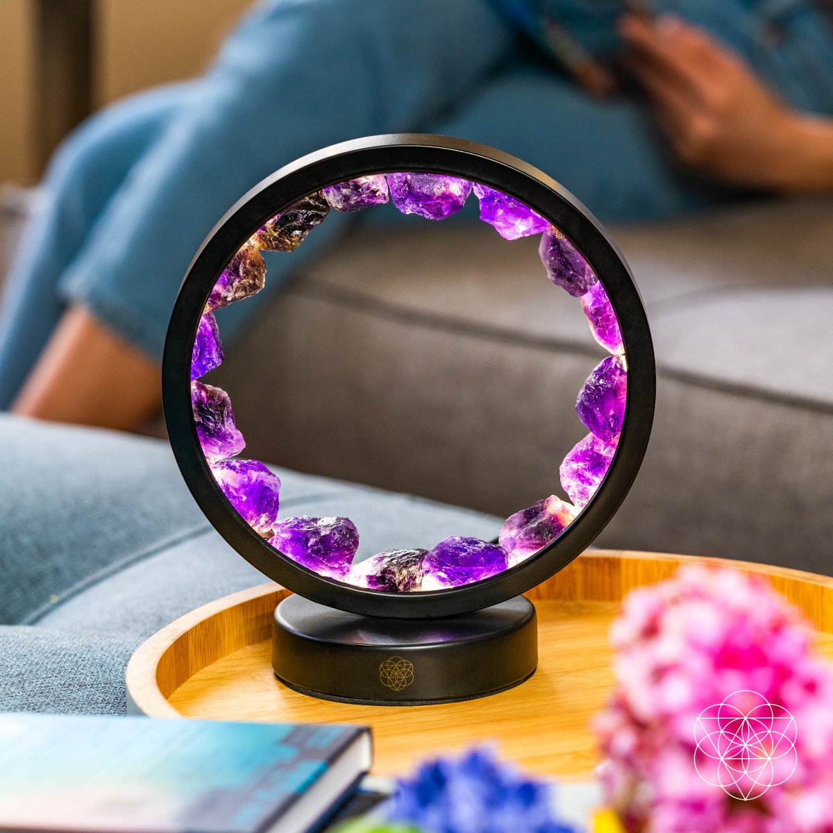 Amethyst Halo Decorative Lamp