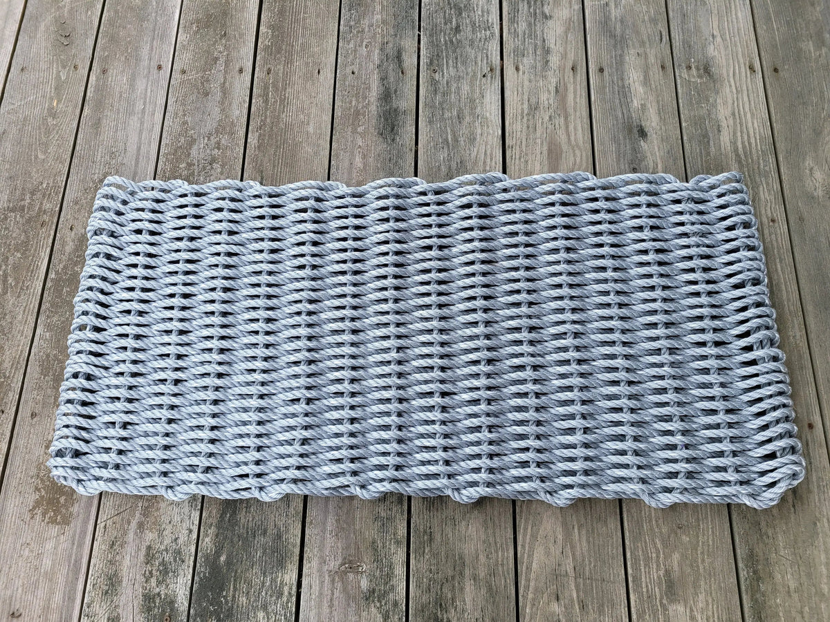 Solid Color Handwoven Lobster Rope Doormat