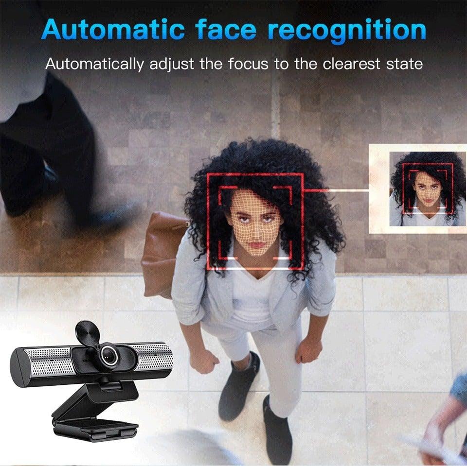 Webcam 1080P Full HD Autofocus Web Camera With Speaker Microphone USB Cam for PC Computer Laptop Video Calling Work Gaming 3D Noise Reduction