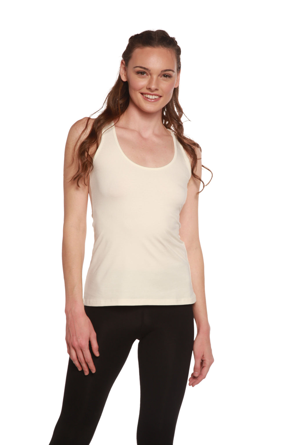 Clearance Women's Bamboo/Cotton Racer Back Tank Top